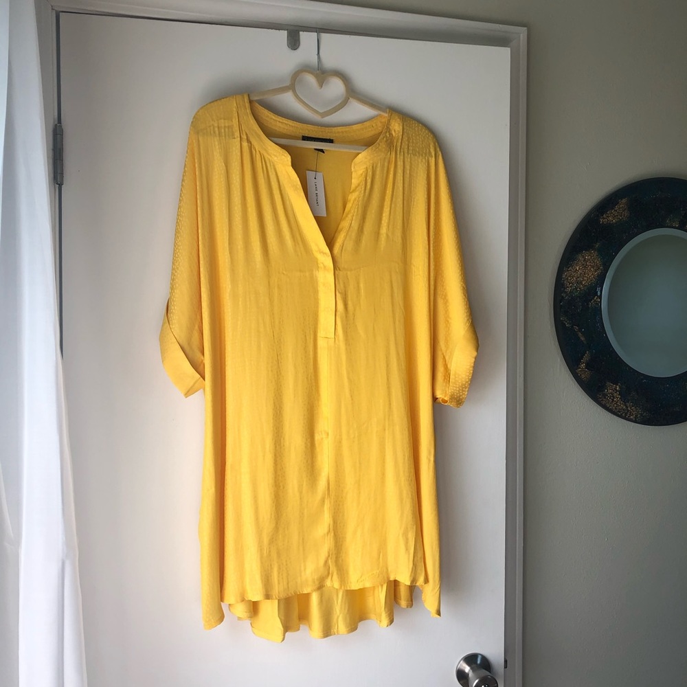 Lane Bryant Yellow Blouse